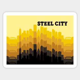 Steel City Pittsburgh Sticker